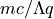mc/\Lambda q
