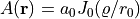 A({\bf r}) = a_0 J_0(\varrho/r_0)