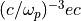 (c/\omega_p)^{-3}ec