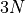 3 N