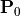 {\bf P}_0