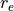 r_e